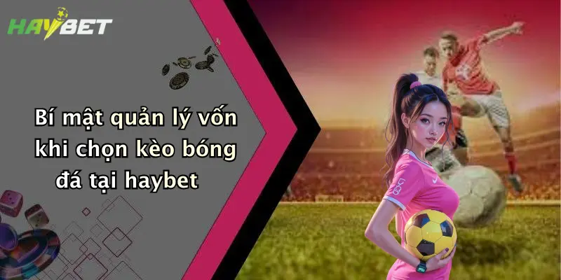 Bí mật quản lý vốn khi chọn kèo bóng đá tại haybet