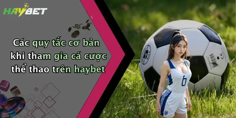Các quy tắc cơ bản khi tham gia cá cược thể thao trên haybet