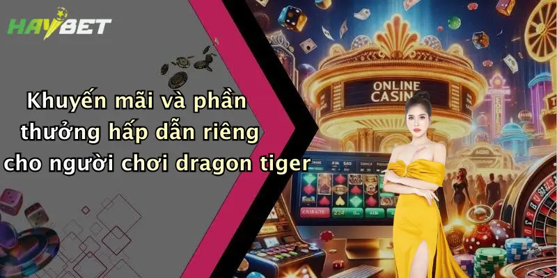 Khuyến mãi và phần thưởng hấp dẫn riêng cho người chơi dragon tiger
