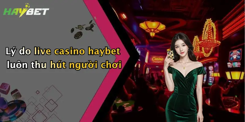 Lý do live casino haybet luôn thu hút người chơi